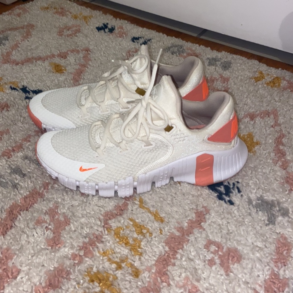 Nike Women's Athletic Shoes - White and Orange - Picture 2 of 5